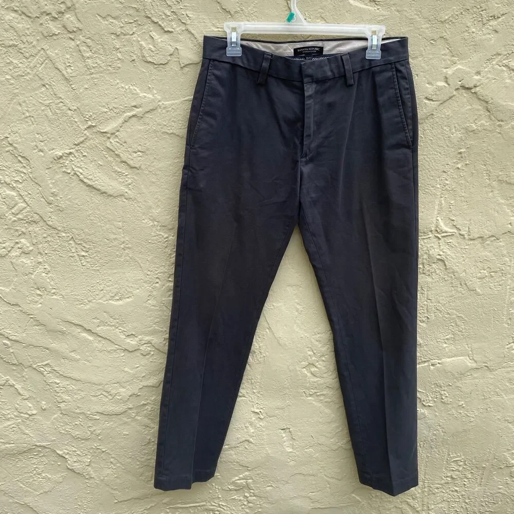 Grey/green color banana republic Emerson chino pant